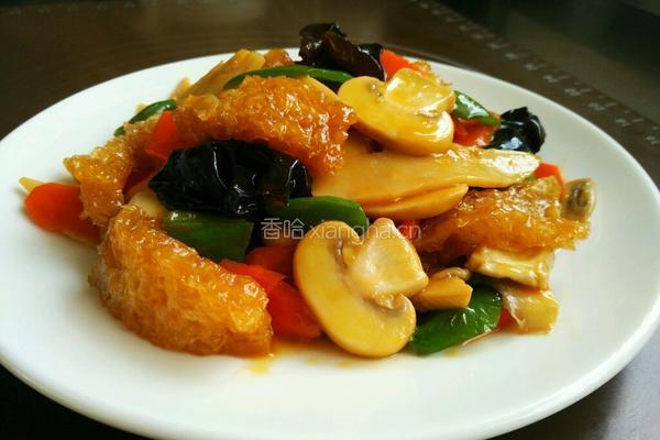 皮肚炒杂蔬的做法图解13