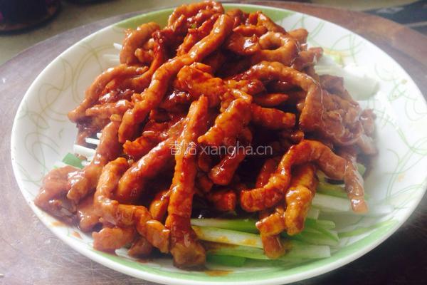 冒牌京酱肉丝的做法图解13