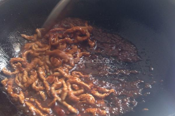 冒牌京酱肉丝的做法图解10