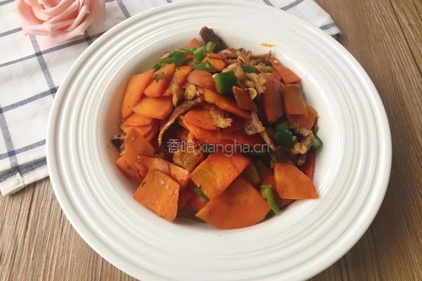 胡萝卜炒肉的做法图解9