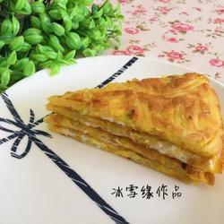 土豆丝鸡蛋饼的做法[图]
