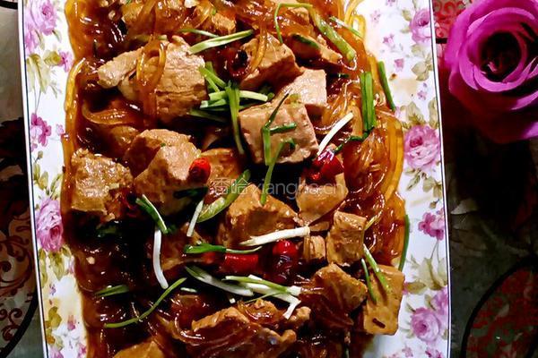 粉条炖冻豆腐的做法图解10
