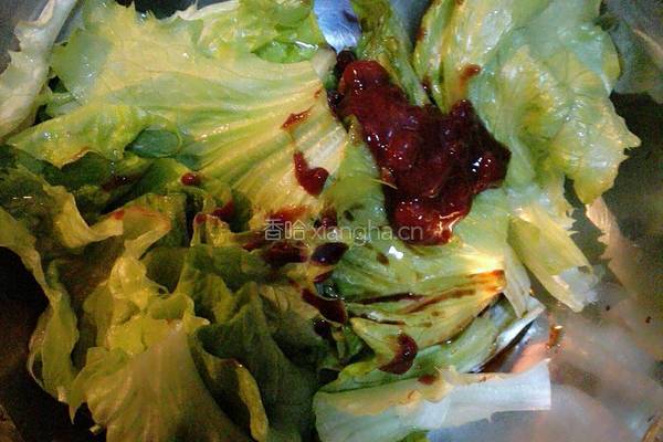 爽口生菜的做法图解3