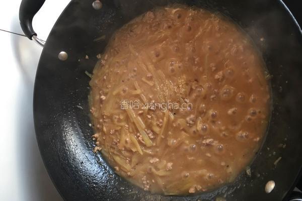 土豆丝炒肉末的做法图解7