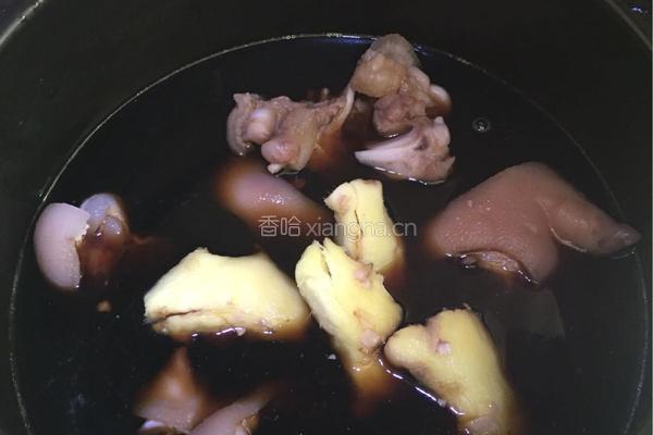 猪脚姜的做法图解3