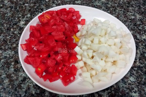 水果炒饭的做法图解3