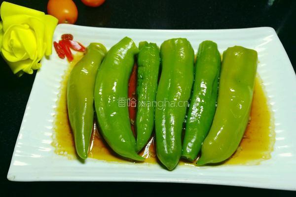 青椒酿肉的做法图解8