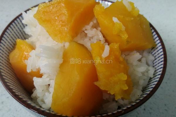 红薯蒸大米饭的做法图解4