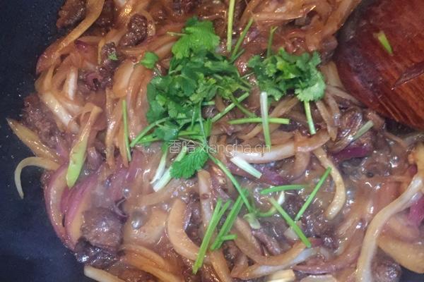 炒烤肉的做法图解9