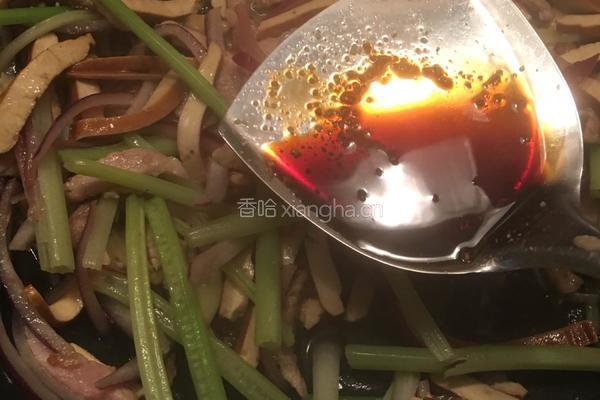 瘦肉炒三丝的做法图解8