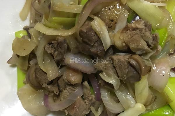 爆炒羊肉的做法图解9