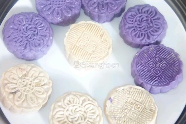 水晶双薯糯米饼的做法图解10