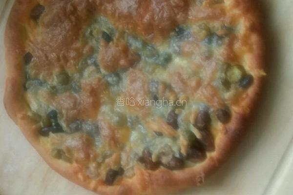 蜜豆披萨的做法图解9