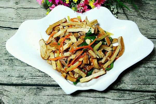 香干炒肉丝的做法图解11