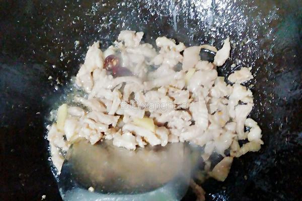 香干炒肉丝的做法图解5