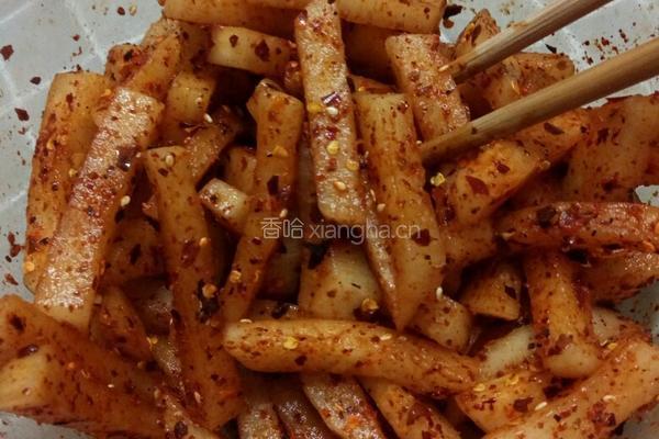 辣味萝卜条的做法图解6