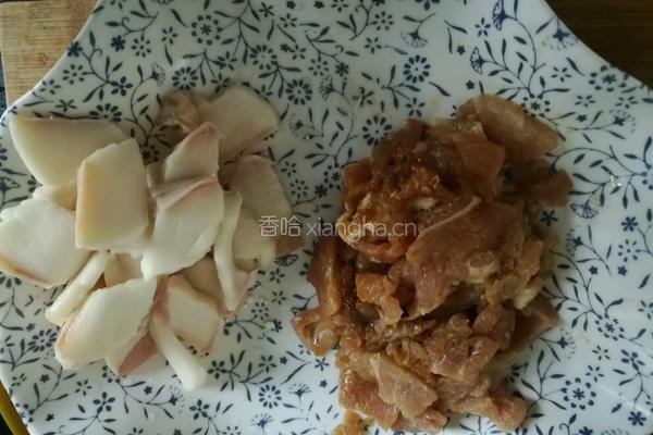 腐竹炒肉的做法图解4