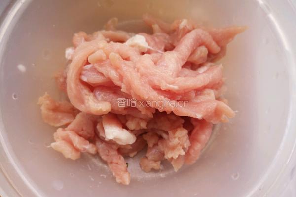 干锅肉丝菜花的做法图解2