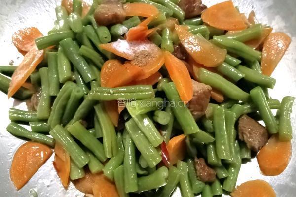 豆角炒肉的做法图解7