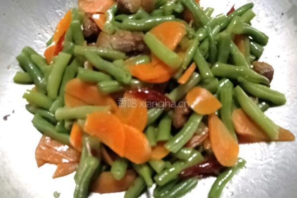 豆角炒肉的做法图解8
