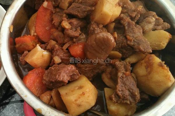 板栗牛肉的做法图解8