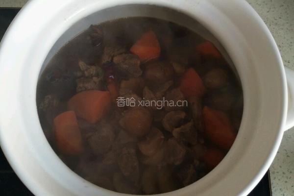 板栗牛肉的做法图解5