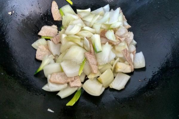 洋葱炒肉片的做法图解4