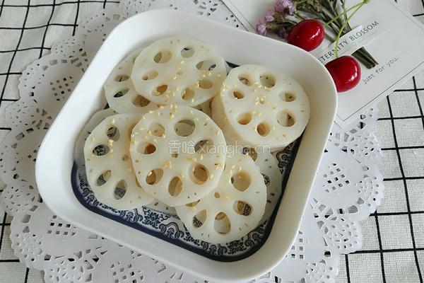 凉拌糖醋藕片的做法图解5