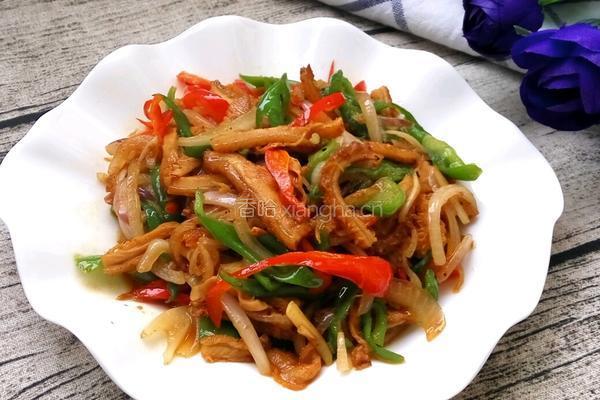 爆炒卤牛肚的做法图解8
