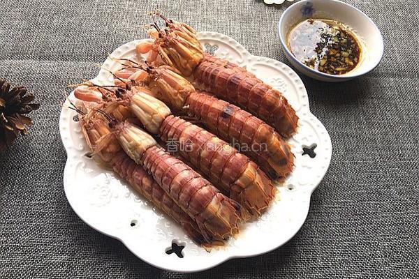 白灼皮皮虾的做法图解6