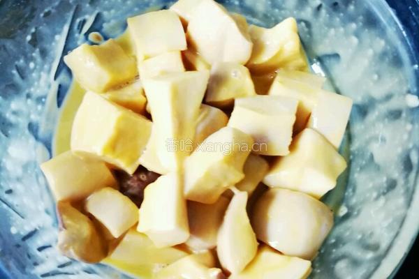 菠萝咕噜素肉的做法图解5