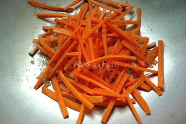 苹果炒鸡肉丝的做法图解6