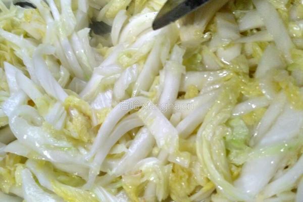 清炒白菜的做法图解7