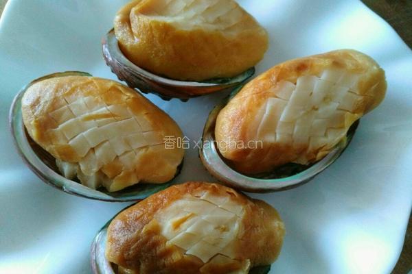 浇汁鲍鱼的做法图解1