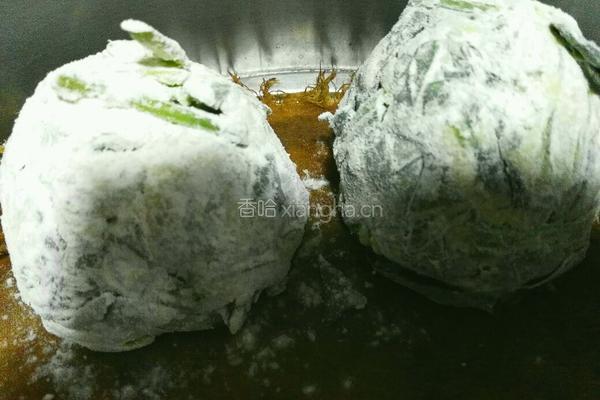 菠菜窝窝头的做法图解3