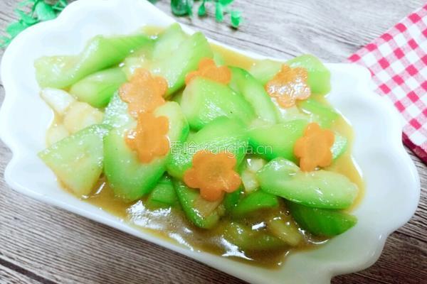 烧丝瓜的做法图解11