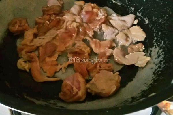 大白菜雞肉燜飯的做法图解1