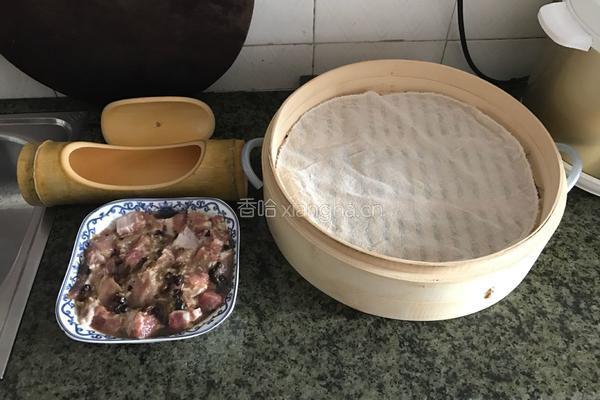 竹筒蒸排骨的做法图解6