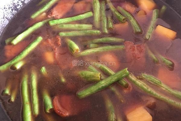 豆角土豆炖肉的做法图解7