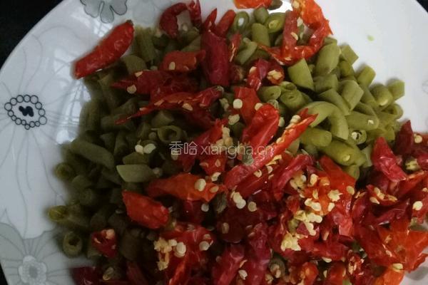 酸豆角炒大肠的做法图解6