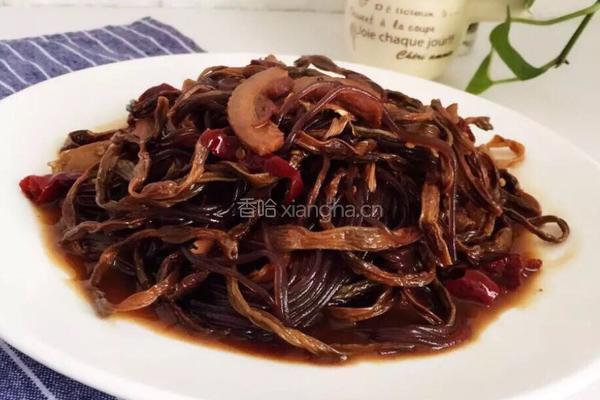 干豆角粉丝肉的做法图解7