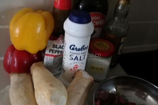 牛肉杏鲍菇的做法图解1