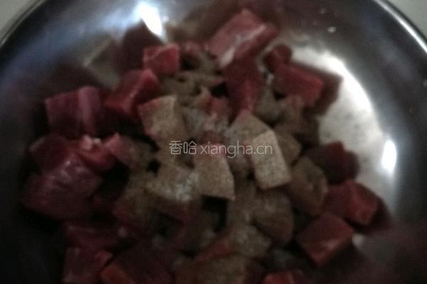 牛肉杏鲍菇的做法图解2