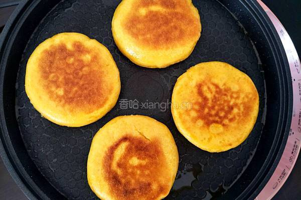 玉米白面发面饼的做法图解10