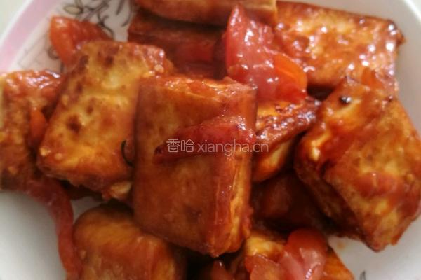 番茄脆豆腐的做法图解6
