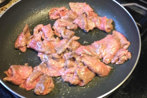 姜葱牛肉的做法图解3