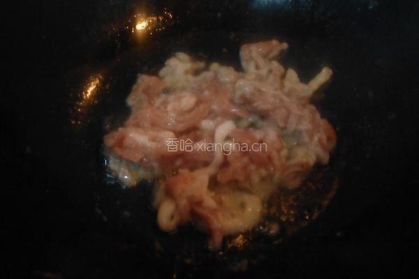 葱爆肉的做法图解8