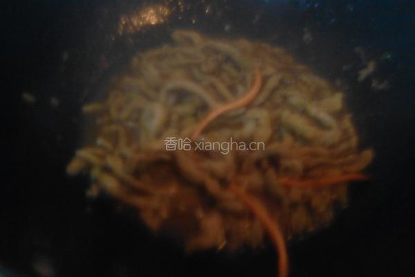 葱爆肉的做法图解9