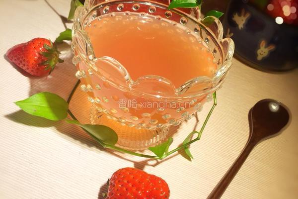 纯手工自制大果粒草莓果酱+杜绝浪费滴草莓特饮的做法图解7