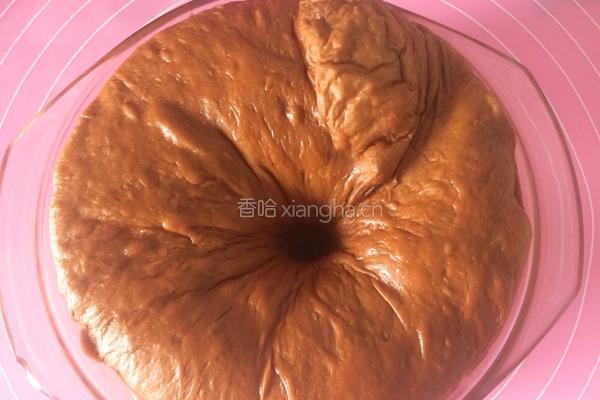 麻薯夹心可可软欧包的做法图解6